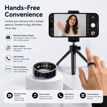 Smart Ring Track Sleep, Heart Rate & Recovery 24/7.